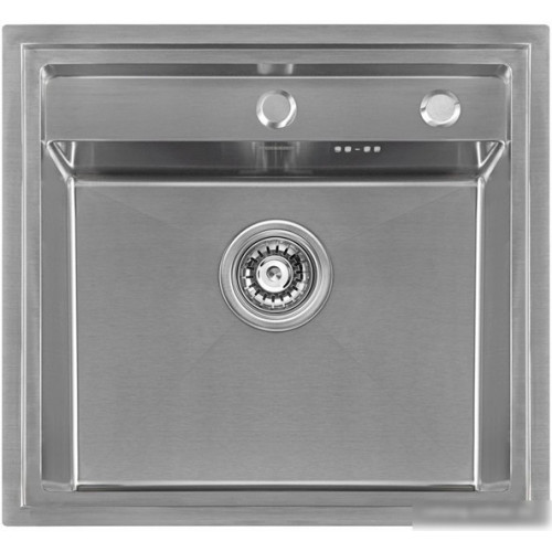 Кухонная мойка ARFEKA ECO AR 520*490, дозатор Satin Nano