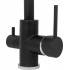 Кухонная мойка Aquasanita Bella SQB101 + Akvaduo 2663 L (черный металлик 601)