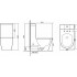Унитаз напольный Grado GD-3203R