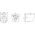 Унитаз подвесной Grado GD-W201R