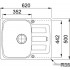 Кухонная мойка Franke Antea AZG 611-62 (сахара)