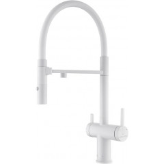 Смеситель Paulmark Gravity Gr213888-WH (белый/белый матовый)