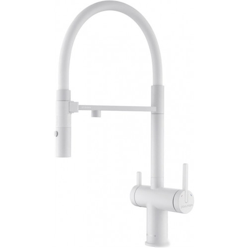 Смеситель Paulmark Gravity Gr213888-WH (белый/белый матовый)