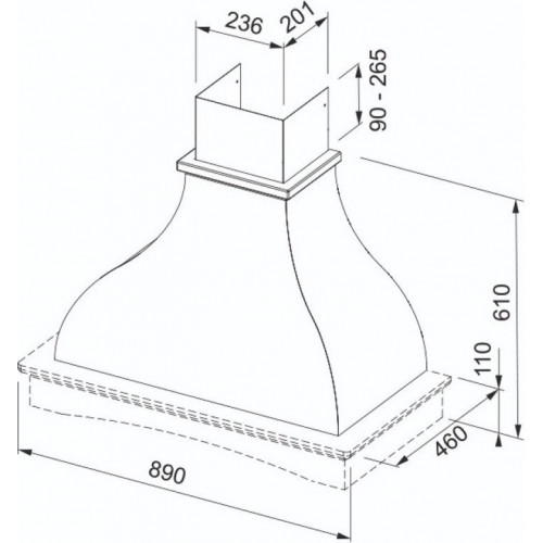 Кухонная вытяжка Franke FCS 90 NF EV8 321.0592.492