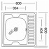 Кухонная мойка КромРус EC-209M RUS (левая)
