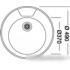 Кухонная мойка КромРус EC 445 M RUS (без сифона)