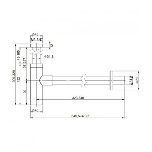 Сифон Wellsee Drainage System 182122000 (розовое золото)