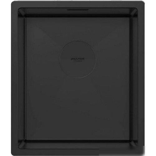 Кухонная мойка Paulmark Next 38 UNI PM213844-MBN (черный/черный матовый)