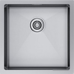 Кухонная мойка Paulmark Gerberg 44 UNI PM254444-BS (стальной/брашированная сталь)
