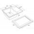 Кухонная мойка Paulmark Weimar PM216550-WH