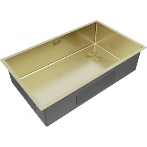 Кухонная мойка Paulmark Next-Skew 74 UNI PM887444-LG (золото/светлое золото)