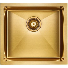 Кухонная мойка Paulmark Gerberg 48 UNI PM254844-BG (золото/брашированное золото)