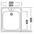 Кухонная мойка КромРус S 408 RUS