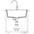 Кухонная мойка GranFest QUARZ GF-UR-658 (черный)