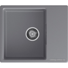 Кухонная мойка GranFest QUARZ GF-UR-658L (темно-серый)