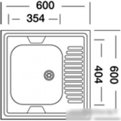 Кухонная мойка КромРус S 409 RUS