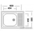 Кухонная мойка КромРус S 417 RUS