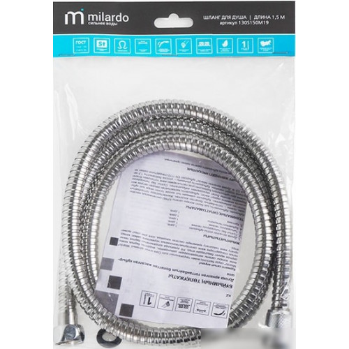 Душевой шланг Milardo 220S200M19