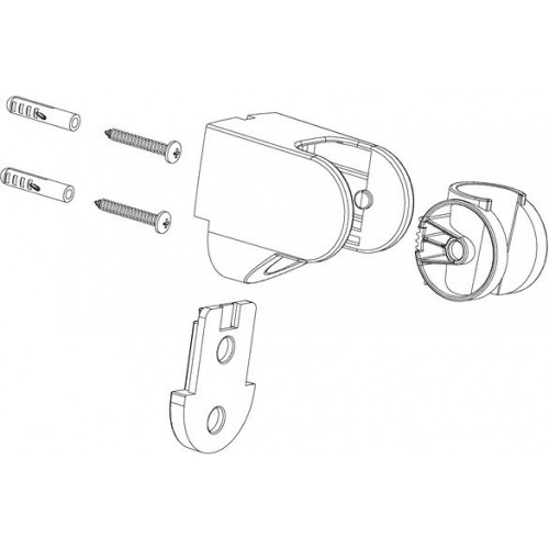 Держатель душевой лейки Milardo 360CP00M53