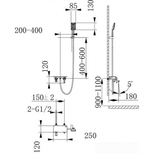 Смеситель Lemark Mista LM6414WG
