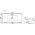 Умывальник Ceramica Nova Element CN7003MB
