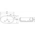 Умывальник Abber Bequem AC2102MW (белый матовый)