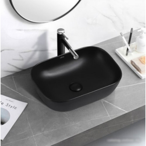 Умывальник Abber Rechteck AC2200MB (черный матовый)