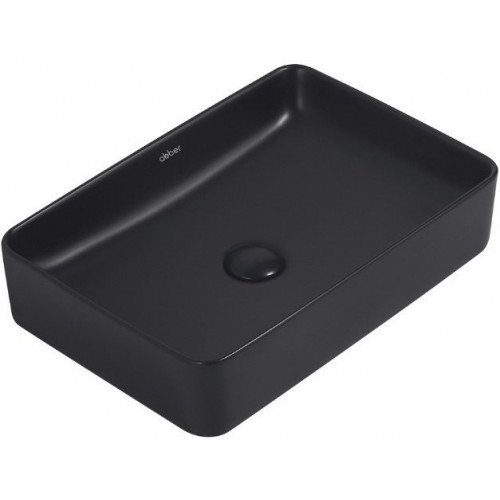 Умывальник Abber Rechteck AC2207MB (черный матовый)