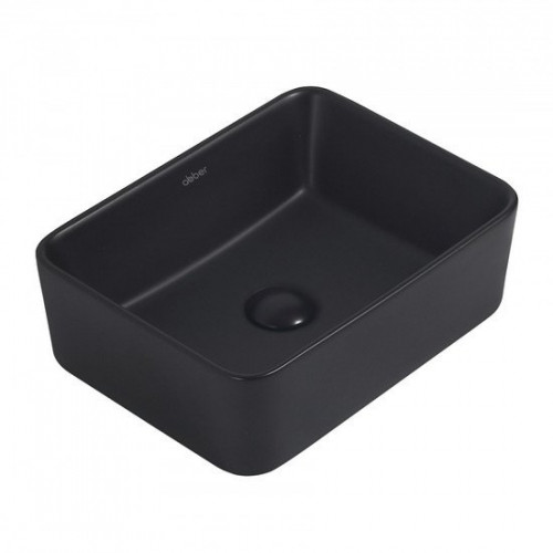 Умывальник Abber Rechteck AC2213MB (черный матовый)
