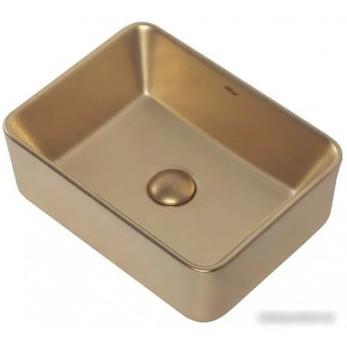 Умывальник Abber Rechteck AC2213MMG (золото матовый)