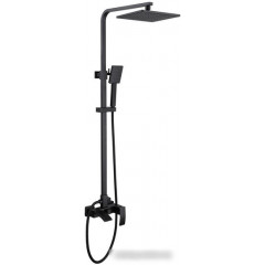 Душевая система Abber Wasserfall AF8616B (черный матовый)