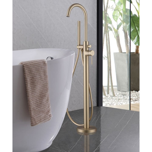 Смеситель Abber Wasser Kreis AF8115G (золото матовое)