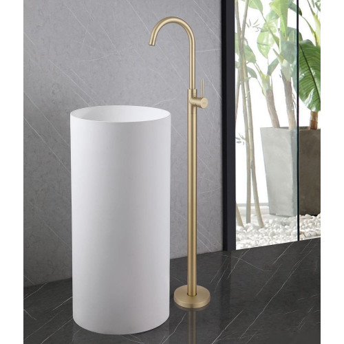 Смеситель Abber Wasser Kreis AF8141G (золото матовое)