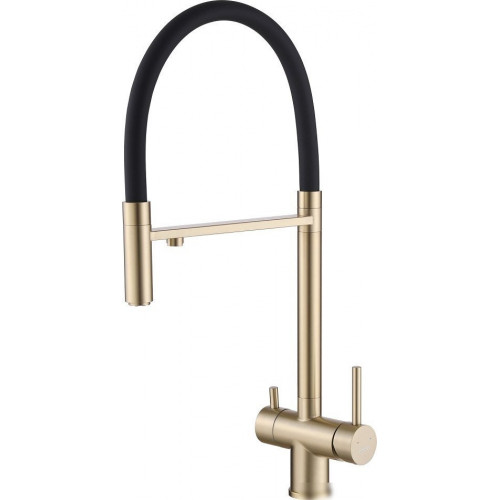 Смеситель Abber Wasser Kreis AF81141G (золото матовое)