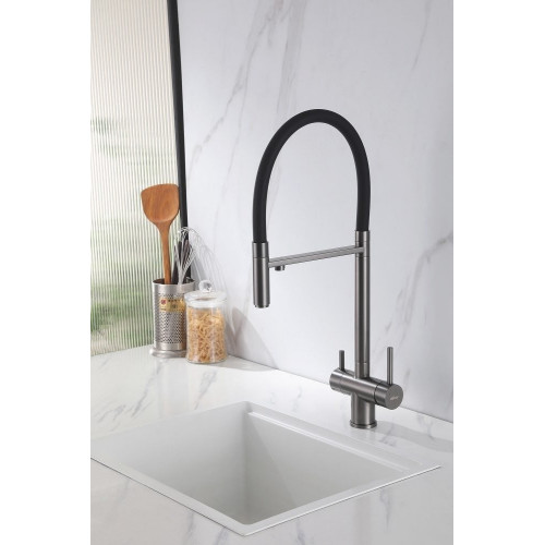 Смеситель Abber Wasser Kreis AF81141NG (никель)