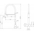 Смеситель Abber Wasser Kreis AF81141NG (никель)