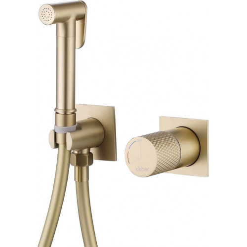 Гигиенический душ Abber Rund AF8725G (золото матовое)