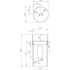 Умывальник Abber Kristall AT2701Rubin-H (красный)