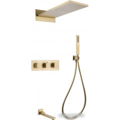 Душевая система Abber Daheim AF8253G (золото матовое)
