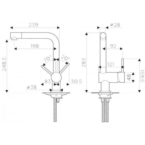 Смеситель Omoikiri Tanigawa-BN 4994242