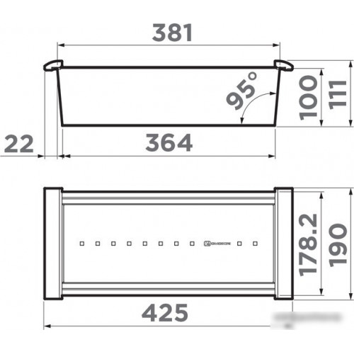 Коландер Omoikiri CO-02 GM 4999004