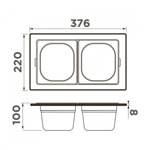 Коландер Omoikiri DC-02-2 IN 4999075