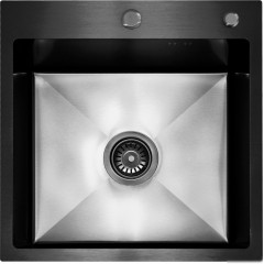Кухонная мойка Blantek FS-5050B Nano black ECO (+501F40-B)