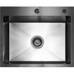 Кухонная мойка Blantek FS-5848B Nano black ECO (+501F40-B)