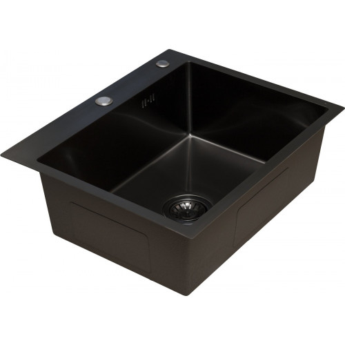 Кухонная мойка Blantek FS-5848B Nano black ECO (+501F40-B)