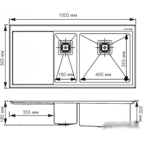 Кухонная мойка Omoikiri Akisame 100-2-GM-R (4993041)