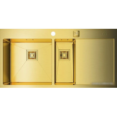 Кухонная мойка Omoikiri Akisame 100-2-LG-L [4993089]