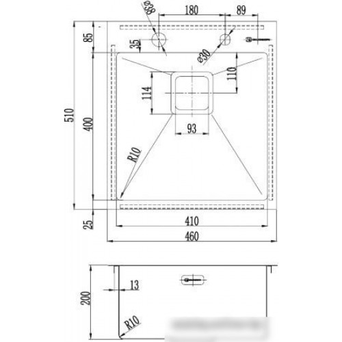 Кухонная мойка Omoikiri Akisame 46-GM [4993095]