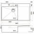 Кухонная мойка Omoikiri Akisame 86-GB-R Side (графит)