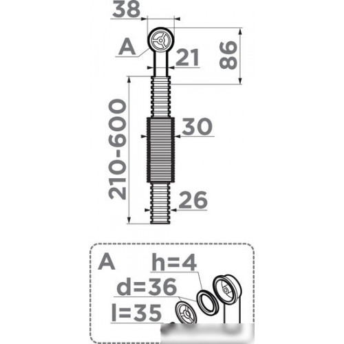 Слив-перелив Omoikiri OV-1-R AB